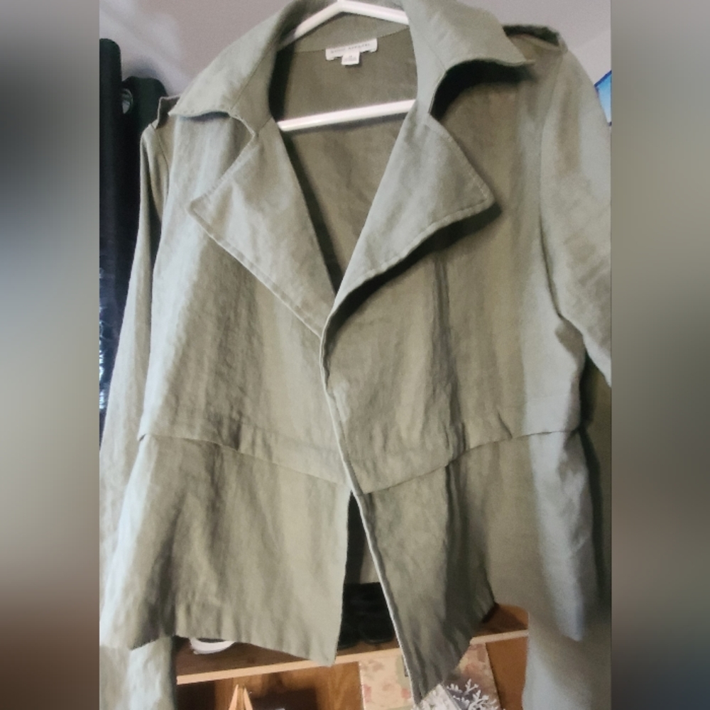 🐰SOHO APPAREL Cropped Open Front Jacket - Picture 3 of 7